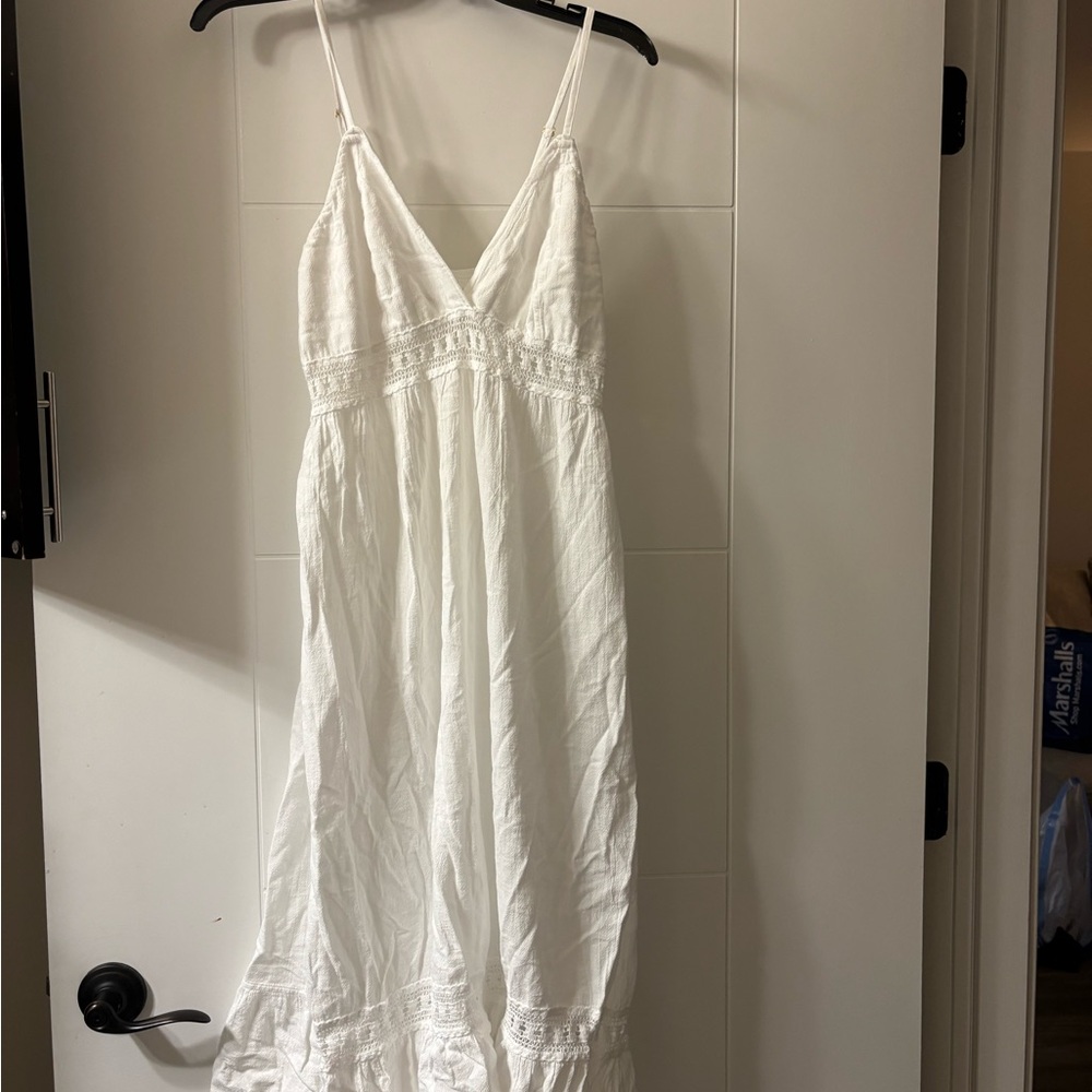 SeaSpice XL White Sleeveless Maxi Dress
